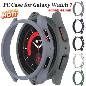 삼성 갤럭시 워치 7용 PC 케이스 40mm 44mm 스마트워치 커버 갤럭시 워치 7 액세서리용 보호용 중공 범퍼 올라운드