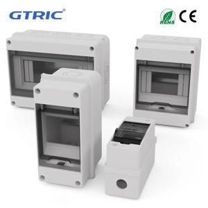 GTRIC HT 2/3/5/8 웨이 시리즈 접속함 PC 플라스틱 실외용 전기 IP65 방수 방진 DIN 레일 분배 스위치 박스