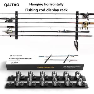 QAJTAO 6-포지션 신형 클램프 버전 수평/상단 걸이형 낚싯대 진열대 루야타이 낚싯대 범용 구성