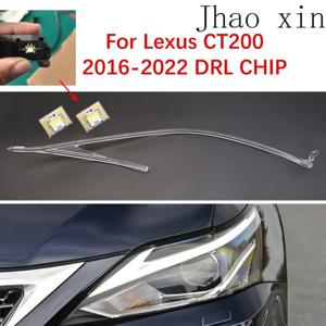 렉서스 CT200 화이트 라이트 2016-2022 자동차 헤드라이트 DRL 칩 엔젤 아이 램프 튜브 모듈에 적합한 주간 주행등 밸러스트