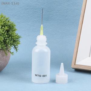 【F2】1Pc 50ML WTS-001 디스펜서용 바늘이 있는 플라스틱 액체 알코올 휴대폰 PCB 용접 수리용 로진 솔더 플럭스 페이스트