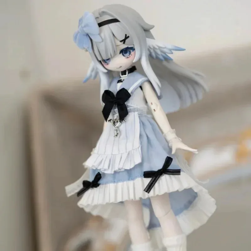 메키 파이널 블레싱 시리즈 블라인드 박스 1/8 BJD 블라인드 박스 미스터리 박스 장난감 귀여운 액션 애니메이션 피규어 카와이 모델 선물
