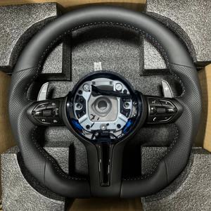 BMW F20 F21 F22 F44 F30 340i F31 F34 335i F32 F33 F36 F10 535i 550i F11 F07 F06 F13용 F 시리즈 M 스포츠 가죽 스티어링 휠