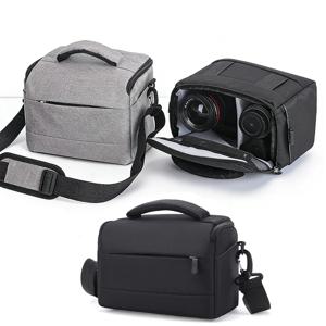 소니 니콘 캐논 파나소닉 DSLR 카메라용 범용 나일론 DSLR 카메라 가방 휴대용 숄더백 케이스 카메라 액세서리