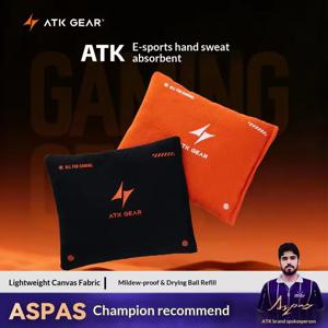 Atk Esports 팜 땀 패드, 건식 청소용 땀 흡수 방지 미끄럼 방지 핸드 그립(FPS 게임용), 게이머 액세서리 선물