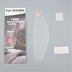 SHARK D-Skwal 3/ Ridill 2/ VZ 400 오토바이 헬멧 안티-포그 필름 스티커 인서트 (클리어 비전 오토바이 액세서리용)