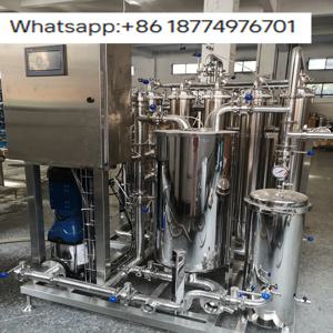 미세여과막 기술 기반 자작나무 수액 여과 시스템 시간당 3000리터 생산량 10kW 모터 펌프 결합