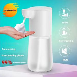 홈피쉬 스마트 센서 자동 비누 디스펜서 350ml USB 충전 비접촉식 비누 폼 디스펜서 손 소독제 기계