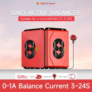 DALY 소프트웨어 액티브 1A 밸런서(블루투스 UART 1A 4S 8S 이퀄라이저 포함) 리튬이온, 리튬인산철, LTO 배터리 팩에 적합