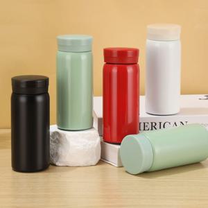 200ML/300ML 스테인레스 스틸 포켓 컵 미니 보온병 여행용 보온 커피 머그잔 소용량 진공 보온병 물병