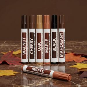 6개 프리미엄 가구 터치업 마커, 목재 스크래치 수리 펜, 가구 복원용, 나무 바닥, 테이블, 침대 기둥, 스탠드용