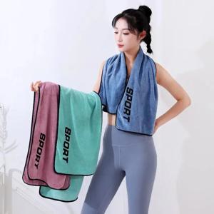 30*110cm 스포츠 타월 초극세 섬유 체육관 운동 땀 흡수 타월 요가 빠른 건조 운동 해변 빠른 건조 타월