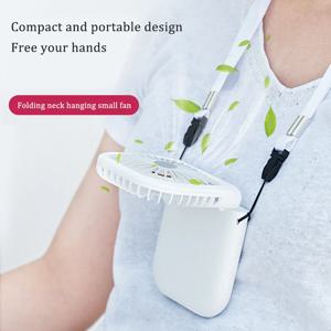 야외용 미니 접이식 선풍기, 휴대용 소형 선풍기, USB 충전식 휴대용 목 선풍기, 데스크탑 스탠드 소형 선풍기