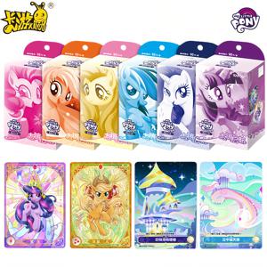 카유 정품 마이 리틀 포니 TCG 트레이딩 카드 프렌드십 세트 세일 공식 수집용 배틀 게임 카드 애니메이션 장난감 선물