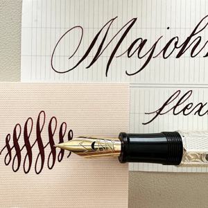 새로운 MAJOHN P139 P138 P136 클래식 플렉스 닙 만년필 플렉스 닙 펜 부드러움 플렉사 비즈니스 수정 필기구 ES ER
