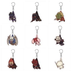 Dorohedoro 아크릴 키 체인 애니메이션 피규어 Caiman Nikaidou NoiEbisu 열쇠 고리 펜던트 가방 자동차 열쇠 고리 장식 팬 컬렉션 선물