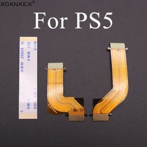 Dualsense 왼쪽 오른쪽 R1 R2 L1 L2 모터 연결 리본 플렉스 케이블 PS5 컨트롤러 터치 리본 케이블 용 핸들 버튼 보드
