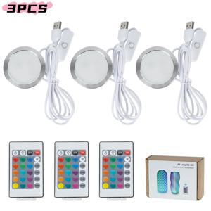 밤부랩 P1P X1 A1 H2D 3D 프린터용 RGB LED 조명 키트 3개, 메이커월드용 USB DIY 조명 하드웨어 모델 부품