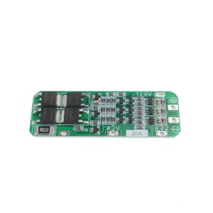 3S 리튬 이온 배터리 보호 보드 BMS 20A 12.6V, 밸런스 PCB 셀 Eq 과전류 보호 기능 포함, 18650 드릴 모터용