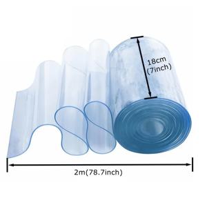 2m PVC 방풍 소프트 커튼 스트립 투명 커튼 스트립 쉬어 커튼 플라스틱 겨울 도어 주방 캐비닛 스크린 커튼