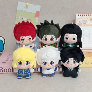 10cm HUNTER×HUNTER 플러시 인형 펜던트 히소카 일루미 조르딕 크롤로 루시퍼 애니메이션 팬들을 위한 인형 장난감