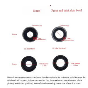 10mm 11mm 12mm 12.7mm 14-16mm 17.5mm 19mm 22.2mm 1세트 앞뒤 캘리퍼 수리용 오토바이 디스크 브레이크 피스톤 컵 오일 씰 키트