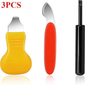 3PCS 시계 백 케이스 오프너 스테인레스 스틸 렌치 타입 백 리무버 시계 제조공용 배터리 교체 시계 수리 도구 키트