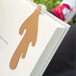 창의적인 커피잔 모양 책갈피, 책 애호가와 커피 애호가를 위한 PU 가죽 재미있는 독서 선물
