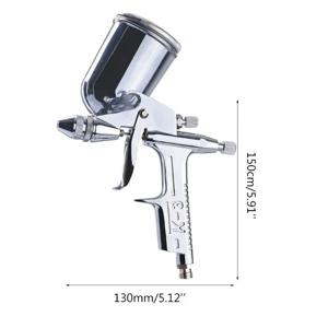 125ml 미니 공압식 스프레이 건 0.5mm 노즐 자동차 도색 수리용 - 에어리스 코팅 도포기