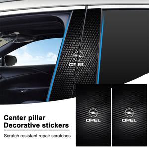 자동차 B 필러 스티커 도어 필러 장식 자동차 액세서리 Opel Corsa Astra Mokka Grandland X Crossland Insignia Zafira