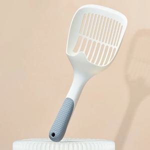 대형 고양이 모래삽, 애완동물 청소 도구, 효율적인 두부 고양이 모래용 삽, 미세망, 큰 사이즈, 튼튼한 고양이 배변삽