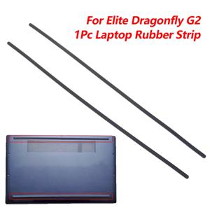 1Pc 노트북 고무 스트립 하단 케이스 풋 패드 HP Dragonfly G2 시리즈 용 접착 스트립 미끄럼 방지 매트 범퍼 피트 스트립
