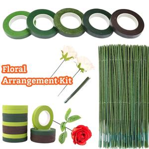 1-10pcs 꽃다발 꽃 줄기 테이프 녹색 자체 접착 테이프 꽃집 꽃 포장 테이프 웨딩 파티 DIY 장식 용품