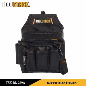 TOOLSTACK 전기 기술자용 파우치 경량 내마모성 휴대용 도구 가방 도구 정리 파우치 전동 공구 액세서리 보관 가방