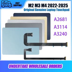 오리지널 A3114 A3240 A2681 트랙패드 그레이 실버 골드 스카이 블루 미드나잇 터치패드 맥북 에어 레티나 13.6인치 2022 2024 2025년형용