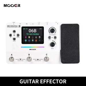 무어 GE100 Pro/GE100 Pro Li 지능형 멀티 이펙트 페달 AI 톤 앰프 모델링 IR NAM 블루투스 루퍼 드럼 머신 휴대용