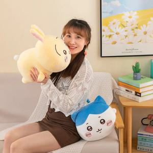 봉제인형 하치와레 우사기 모모나 귀여운 애니메이션 소프트 베개 장난감 30CM 귀여운 토끼 고양이 햄스터 어린이 소녀들을 위한 선물