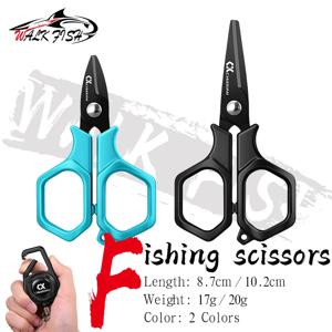 WALK FISH 8.7cm/10.6cm 17g/20g 신형 다기능 낚시 가위 티타늄 코팅 낚시 도구 납선 브레이드 스테인리스 스틸