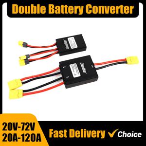 듀얼 배터리 방전 변환기, 동시 연결 어댑터, 균형 방전 모듈, Ebike 부품, 20V-72V,20A-100A