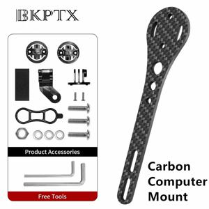 BKPTX CM-01 가민/브라이튼/카메라용 카본 컴퓨터 마운트 홀더 로드 바이크 일체형 핸들바 3K 자전거 액세서리