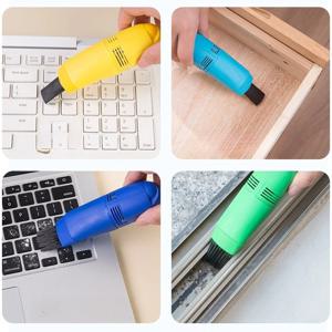 키보드 클리너 미니 USB 키보드 진공 청소기 휴대용 컴퓨터 청소 브러시 노트북 PC 책상 먼지 제거