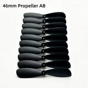 20개 46mm 프로펠러 AB 프로펠러 0.8mm 보어 교체 블레이드(0.8mm 샤프트 코어리스 모터용) 610 612 614 615 716