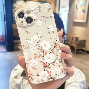 아이폰 17 16 15 14 13 12 11 Pro Xs Max Air 16e 17e 7 8 6 6s Plus Mini X XR SE 2022 패션 페인팅 소프트 실리콘 폰 케이스