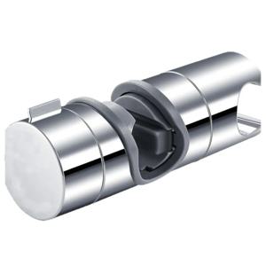 범용 조절식 샤워 헤드 홀더 22mm-25mm 브래킷 ABS 크롬 도금 핸드 샤워 레일 슬라이더 클램프