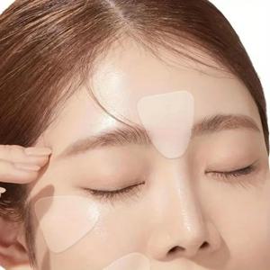 36/90PCS 보이지 않는 비강입술주름 패치 PE 소재 이마 및 미소 패턴 투명 피부 친화적인 주름 방지 스티커