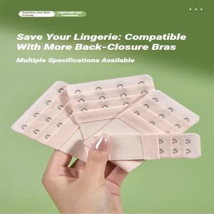 브라 연장 스트랩 2줄 3줄 4줄 여성용 조절 가능 속옷 연장 후크 버클 연장 벨트 편안한 조절 가능