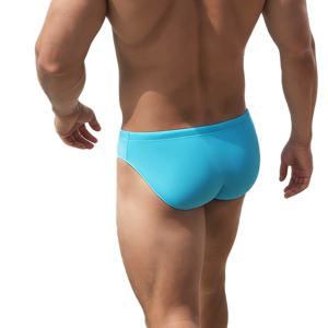 남성 수영복 솔리드 수영 팬티 트렁크 볼륨 파우치 스포츠 클래식 비치웨어 브리프 솔가 수영복 비치 반바지