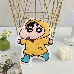 카와이 크레용 신짱 만화 귀여운 핸드 타올 흡수성 산호 양털 주방 속건성 샤워룸 용품