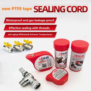 PTFE 테이프 55 매직 로프 파이프 나사 밀봉제 - 즉시 밀봉, 수도 및 가스 배관 교체, 온수기 나사 테이프