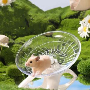 소형 애완동물용 무소음 러닝 휠, 햄스터, 쥐, 고슴도치, 앵무새에게 이상적인 선택, 조용하고 안전한 선택